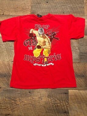 Vintage 2007 WWE Rey Mysterio 619 Graphic Tee Size M